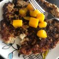 El cooksnap de Paula Nuche cuando hizo Pancakes de avena-plátano con salsa de arándanos 🥞.