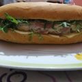 El cooksnap de Carlos Torres cuando hizo Bocata de salchichas encebolladas.