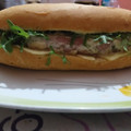 El cooksnap de Carlos Torres cuando hizo Bocata de salchichas encebolladas.