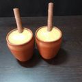 Keya Mandal's cooksnap of when they made ম‍্যাঙ্গো কোকোনাট মিল্কশেক (Mango coconut milkshake recipe in Bengali).