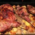 El cooksnap de Pablo Rishmawi cuando hizo Cordero al horno con miel.