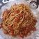 El cooksnap de Tamii Romero cuando hizo Fideos con salsa de soja y miel.