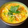 Cooksnap dari Ervina Dewi Kusumawati Sanjaya untuk resep Sup Jagung Wortel Brokoli Sosis