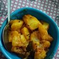 saba's cooksnap of when they made Khatte aloo.