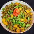 Seema gupta का कुकस्नैप जब उन्होंने लोबिया आलू सब्जी(lobiya aaloo sabji recipe in hindi) बनाया था।