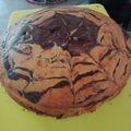 El cooksnap de Leonor Castillo cuando hizo Torta Marmoleada.