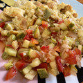 El cooksnap de Ana Angel cuando hizo Calabacitas a la mexicana.