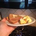Giovanni Calderon's cooksnap of when they made Fluffy Scrambled Eggs.