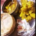 Chirag Kamboj's cooksnap of when they made Aalu gobi.