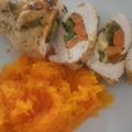 El cooksnap de Karina Carrizo cuando hizo Pechuga de pollo rellena.