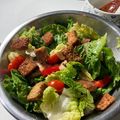 Cooksnap dari Laura Novianty untuk resep Chicken Caesar Salad + Croutons + Salad dressing Vinaigrette