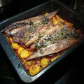 El cooksnap de Zaida TC @alquimiasfood cuando hizo Caballas con ajo y perejil al horno.