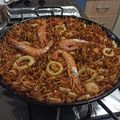 El cooksnap de David Barreno Serrano cuando hizo Fideuá con calamares, pulpo y gambas.