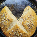 El cooksnap de Mariangeles Raimundo cuando hizo Pan de campo con manteca y salvado de trigo🍞.