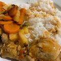 El cooksnap de July Ju cuando hizo Estofado de pollo.