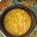 El cooksnap de Monica Riffo cuando hizo Porotos blancos con zapallo y choclo.