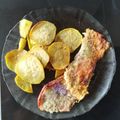 El cooksnap de Natalia cuando hizo Matambre en leche y papas cuña al horno.