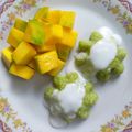 Cooksnap dari Teny Fat Karwati untuk resep Manggo Sticky Rice 🍑🍑🍑