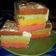 Cooksnap dari Fatimatuzzaroh🙋‍♀️ untuk resep Steamed rainbow cake lembut banget