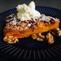 Tom Cook's cooksnap of when they made Kürbis Pie mit Walnusskaramell Streusel.