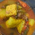 Cooksnap dari Al Nayla untuk resep Kuah lontong sayur(labu siam, ayam suir dan tahu)