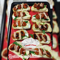 El cooksnap de Monik cuando hizo Tostas templadas con brie, tomates confitados y melva.