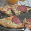 El cooksnap de Luciana Garcete cuando hizo Pizza con levadura seca.