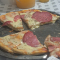 El cooksnap de Luciana Garcete cuando hizo Pizza con levadura seca.