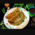 Priya vishnu Varshney का कुकस्नैप जब उन्होंने ग्रीन मूंग दाल चिला (green moong dal cheela recipe in Hindi) बनाया था।