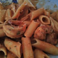 El cooksnap de Cocinillanovata cuando hizo Nidos de Pasta con Gambas y Piñones.