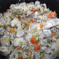 El cooksnap de Daniela Medina cuando hizo Risotto de arroz con pollo fácil y rápido.