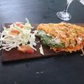 El cooksnap de Anita Alcaraz cuando hizo Omelette de calabaza y zanahoria relleno de acelga y queso.