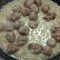 El cooksnap de Jonas Cobos cuando hizo Albóndigas en salsa de cebolla.