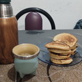 El cooksnap de Sandra Soprani cuando hizo Pancakes 100% integrales.