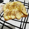 El cooksnap de M C cuando hizo Tostada de queso crema y manzana en freidora de aire 🍎.