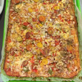 El cooksnap de Carlos Diaz Cama cuando hizo Pizza con masa de coliflor.