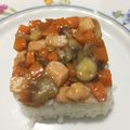 Cooksnap dari evvy untuk resep Nasi Tim Salmon