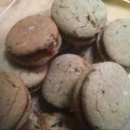 El cooksnap de anacelarra cuando hizo Alfajores integrales de almendras.