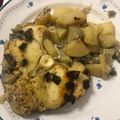 Cooksnap από vensires στη συνταγή Γλαύκος με πατατούλες στο φούρνο