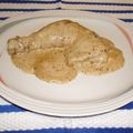El cooksnap de carme castillo cuando hizo Pollo al cava con trufa.