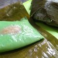 Cooksnap dari Tutik_bundaananhaydar untuk resep Nagasari Ny.liem (tambah endapan daun pandan)