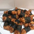 Eli Elisarlino's cooksnap of when they made Fried Chicken (Tenderloin) Wrapped with Nori Seaweed, Great for Bento.