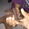 Cooksnap dari Nabilah Kartika untuk resep Brownies kukus coklat lumer no mixer no bp no sp