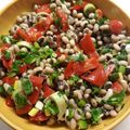 Cooksnap από nitsa στη συνταγή Μαυρομάτικα σαλάτα με ψητές πιπεριές