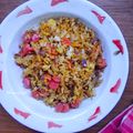 Cooksnap dari Mita.W#MommyFayzel# untuk resep Nasi Goreng Sosis Ayam