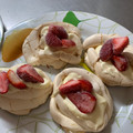 El cooksnap de Lucia Silvestri cuando hizo Mini Pavlovas.
