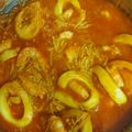 El cooksnap de antonio cuando hizo Fideuá de gamba y anillas de calamares😊.