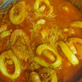 El cooksnap de antonio cuando hizo Fideuá de gamba y anillas de calamares😊.