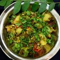 Shital Jataniya's cooksnap of when they made શીંગ બટાકા ની ફરાળી સુકીભાજી (Shing Bataka Farali Suki Bhaji Recipe In Gujarati).