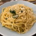 El cooksnap de Azu Lina cuando hizo Spaguettis al limón 🍋.